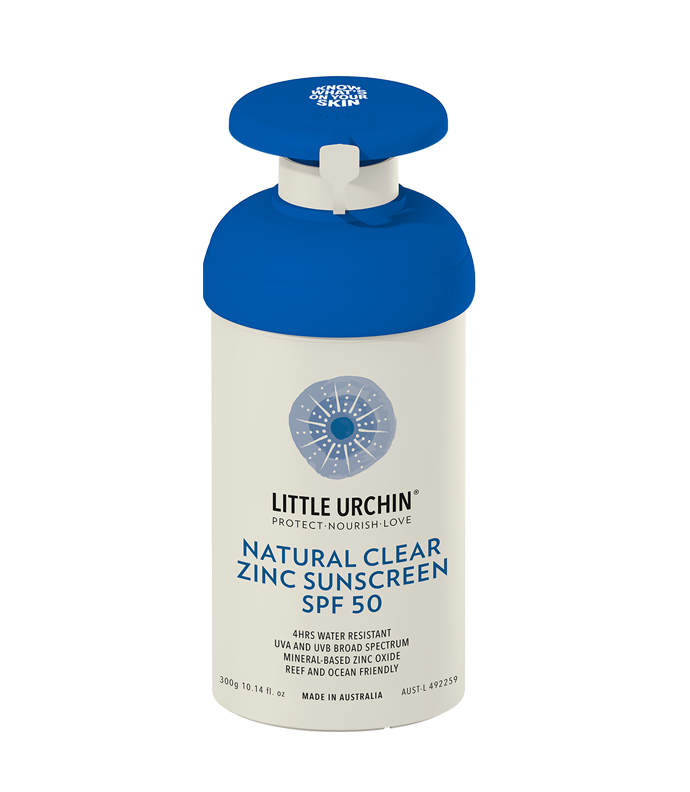 NATURAL CLEAR ZINC SUNSCREEN SPF 50+, 300ML