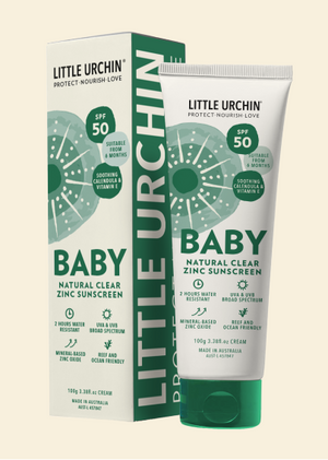 BABY Natural Clear Zinc Sunscreen SPF 50, 100g