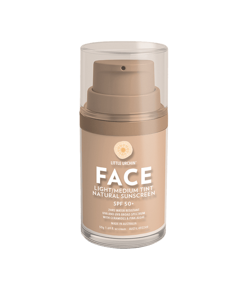 NATURAL FACE LIGHT-MEDIUM TINT SPF 50+, 50G