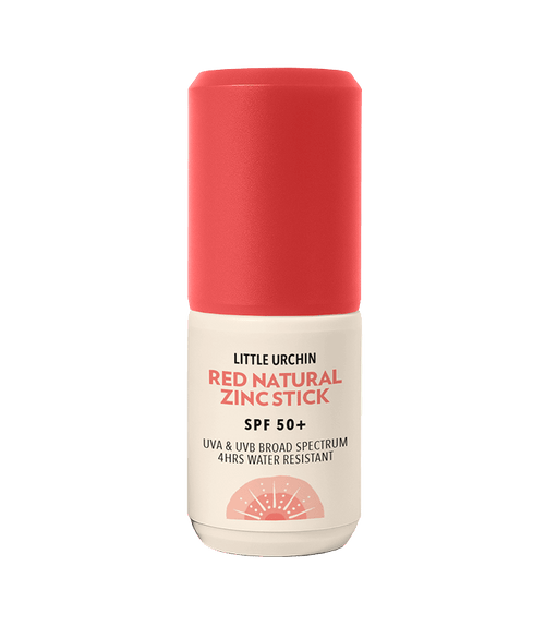 RED NATURAL COLOURED ZINC STICKS, SPF 50+