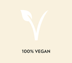 Logo of LITTLE URCHIN Natural Clear Zinc Sunscreen indicating it is vegan